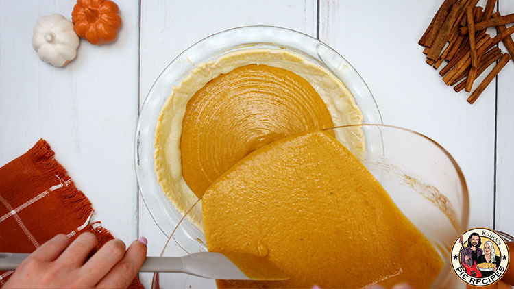 Does pumpkin pie need to be watery before baking