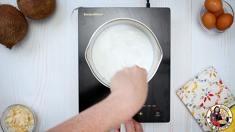 How long do you bake Coconut cream pie