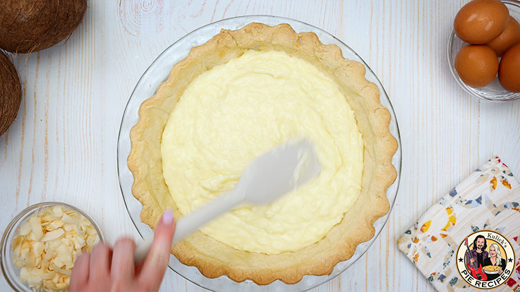 How much coconut is in a Coconut cream pie recipe